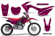 Load image into Gallery viewer, Honda CRF125F Graphics Kit Dirt Bike Wrap MX Stickers Decals 2014-2018 ZEBRA PINK BLACK-atv motorcycle utv parts accessories gear helmets jackets gloves pantsAll Terrain Depot