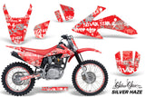 Graphics Kit Decal Wrap + # Plates For Honda CRF150 CRF230F 2008-2014 SSSH WHITE RED