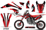 Graphics Kit Decal Sticker Wrap + # Plates For Honda CRF150R 2017-2018 ATTACK RED