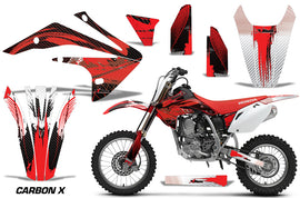 Dirt Bike Graphics Kit Decal Sticker Wrap For Honda CRF150R 2017-2018 CARBONX RED-atv motorcycle utv parts accessories gear helmets jackets gloves pantsAll Terrain Depot