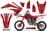 Dirt Bike Graphics Kit Decal Sticker Wrap For Honda CRF150R 2017-2018 DIGICAMO RED