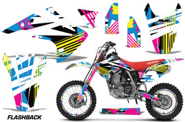 Graphics Kit Decal Sticker Wrap + # Plates For Honda CRF150R 2017-2018 FLASHBACK-atv motorcycle utv parts accessories gear helmets jackets gloves pantsAll Terrain Depot