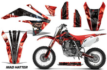 Load image into Gallery viewer, Dirt Bike Graphics Kit Decal Sticker Wrap For Honda CRF150R 2017-2018 HATTER RED BLACK-atv motorcycle utv parts accessories gear helmets jackets gloves pantsAll Terrain Depot
