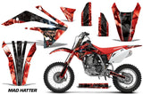 Dirt Bike Graphics Kit Decal Sticker Wrap For Honda CRF150R 2017-2018 HATTER RED BLACK