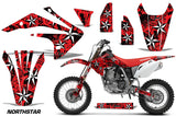 Dirt Bike Graphics Kit Decal Sticker Wrap For Honda CRF150R 2017-2018 NORTHSTAR RED