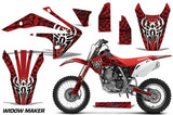 Dirt Bike Graphics Kit Decal Sticker Wrap For Honda CRF150R 2017-2018 WIDOW BLACK RED