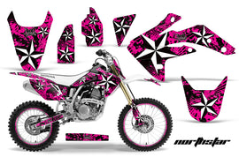 Graphics Kit Decal Sticker Wrap + # Plates For Honda CRF150R 2007-2016 NORTHSTAR PINK-atv motorcycle utv parts accessories gear helmets jackets gloves pantsAll Terrain Depot