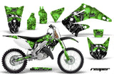 Dirt Bike Graphics Kit Decal Wrap For Honda CR125R CR250R 2002-2008 REAPER GREEN
