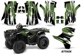 ATV Decal Graphic Kit Quad Wrap For Honda Foreman 500 2015-2018 ATTACK GREEN