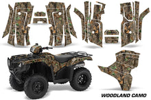 Load image into Gallery viewer, ATV Decal Graphic Kit Quad Wrap For Honda Foreman 500 2015-2018 WOODLAND CAMO-atv motorcycle utv parts accessories gear helmets jackets gloves pantsAll Terrain Depot