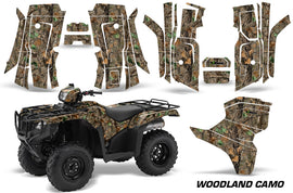 ATV Decal Graphic Kit Quad Wrap For Honda Foreman 500 2015-2018 WOODLAND CAMO-atv motorcycle utv parts accessories gear helmets jackets gloves pantsAll Terrain Depot