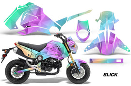 Motorcycle Graphics Kit Decal Sticker Wrap For Honda GROM 125 2013-2016 SLICK-atv motorcycle utv parts accessories gear helmets jackets gloves pantsAll Terrain Depot