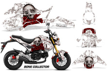 Load image into Gallery viewer, Street Bike Decal Graphic Kit Sticker Wrap For Honda GROM125 2017-2018 BONES WHITE-atv motorcycle utv parts accessories gear helmets jackets gloves pantsAll Terrain Depot