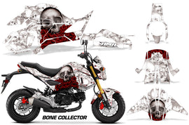 Street Bike Decal Graphic Kit Sticker Wrap For Honda GROM125 2017-2018 BONES WHITE-atv motorcycle utv parts accessories gear helmets jackets gloves pantsAll Terrain Depot