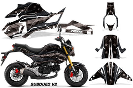 Street Bike Decal Graphic Kit Sticker Wrap For Honda GROM125 2017-2018 SUBDUED V2-atv motorcycle utv parts accessories gear helmets jackets gloves pantsAll Terrain Depot