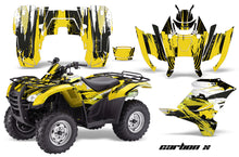 Load image into Gallery viewer, ATV Graphics Kit Decal Sticker Wrap For Honda Rancher AT 2007-2013 CARBONX YELLOW-atv motorcycle utv parts accessories gear helmets jackets gloves pantsAll Terrain Depot