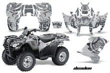 Load image into Gallery viewer, ATV Graphics Kit Decal Sticker Wrap For Honda Rancher AT 2007-2013 DEADEN SILVER-atv motorcycle utv parts accessories gear helmets jackets gloves pantsAll Terrain Depot