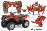 ATV Graphics Kit Decal Sticker Wrap For Honda Rancher AT 2007-2013 FIRE CAMO
