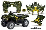 ATV Graphics Kit Decal Sticker Wrap For Honda Rancher AT 2007-2013 MELTDOWN GREEN YELLOW