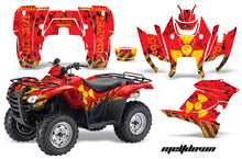 Load image into Gallery viewer, ATV Graphics Kit Decal Sticker Wrap For Honda Rancher AT 2007-2013 MELTDOWN RED YELLOW-atv motorcycle utv parts accessories gear helmets jackets gloves pantsAll Terrain Depot