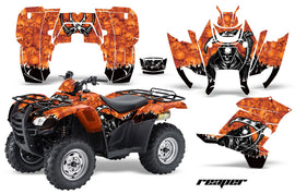 ATV Graphics Kit Decal Sticker Wrap For Honda Rancher AT 2007-2013 REAPER ORANGE-atv motorcycle utv parts accessories gear helmets jackets gloves pantsAll Terrain Depot