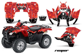 ATV Graphics Kit Decal Sticker Wrap For Honda Rancher AT 2007-2013 REAPER RED-atv motorcycle utv parts accessories gear helmets jackets gloves pantsAll Terrain Depot