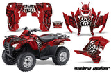 ATV Graphics Kit Decal Sticker Wrap For Honda Rancher AT 2007-2013 WIDOW RED BLACK