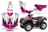 ATV Decal Graphics Kit Quad Wrap For Honda FourTrax Rincon 2006-2018 CARBONX PINK