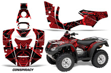Load image into Gallery viewer, ATV Decal Graphics Kit Quad Wrap For Honda FourTrax Rincon 2006-2018 CONSPIRACY RED-atv motorcycle utv parts accessories gear helmets jackets gloves pantsAll Terrain Depot