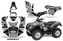 Load image into Gallery viewer, ATV Decal Graphics Kit Quad Wrap For Honda FourTrax Rincon 2006-2018 CONSPIRACY WHITE-atv motorcycle utv parts accessories gear helmets jackets gloves pantsAll Terrain Depot