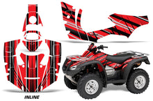 Load image into Gallery viewer, ATV Decal Graphics Kit Quad Wrap For Honda FourTrax Rincon 2006-2018 INLINE RED BLACK-atv motorcycle utv parts accessories gear helmets jackets gloves pantsAll Terrain Depot