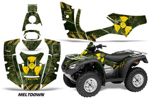 Load image into Gallery viewer, ATV Decal Graphics Kit Quad Wrap For Honda FourTrax Rincon 2006-2018 MELTDOWN YELLOW GREEN-atv motorcycle utv parts accessories gear helmets jackets gloves pantsAll Terrain Depot