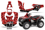 ATV Decal Graphics Kit Quad Wrap For Honda FourTrax Rincon 2006-2018 REAPER RED