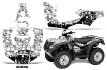 Load image into Gallery viewer, ATV Decal Graphics Kit Quad Wrap For Honda FourTrax Rincon 2006-2018 REAPER WHITE-atv motorcycle utv parts accessories gear helmets jackets gloves pantsAll Terrain Depot