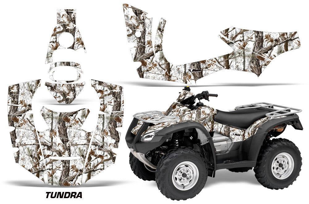 ATV Decal Graphics Kit Quad Wrap For Honda FourTrax Rincon 2006-2018 TUNDRA CAMO-atv motorcycle utv parts accessories gear helmets jackets gloves pantsAll Terrain Depot