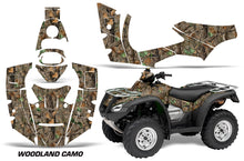 Load image into Gallery viewer, ATV Decal Graphics Kit Quad Wrap For Honda FourTrax Rincon 2006-2018 WOODLAND CAMO-atv motorcycle utv parts accessories gear helmets jackets gloves pantsAll Terrain Depot