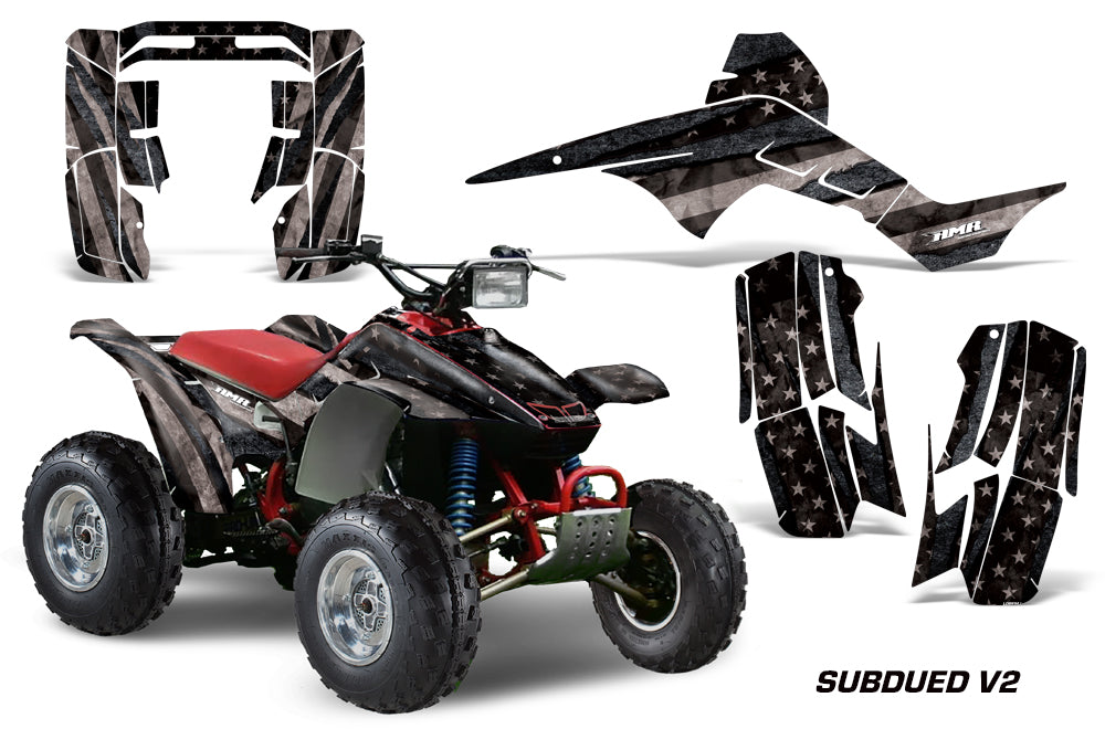 ATV Graphics Kit Quad Decal Sticker For Honda TRX250 Fourtrax 1986-1989 SUBDUED V2-atv motorcycle utv parts accessories gear helmets jackets gloves pantsAll Terrain Depot