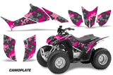 ATV Graphics Kit Quad Decal Sticker Wrap For Honda TRX90 2006-2018 CAMOPLATE PINK