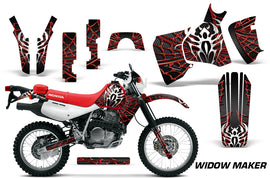Dirt Bike Decal Graphic Kit MX Sticker Wrap For Honda XR650L 1993-2018 WIDOW RED BLACK-atv motorcycle utv parts accessories gear helmets jackets gloves pantsAll Terrain Depot