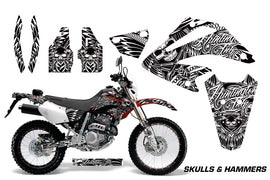 Dirt Bike Graphics Kit Decal Sticker Wrap For Honda XR250SM 2003-2005 HISH WHITE-atv motorcycle utv parts accessories gear helmets jackets gloves pantsAll Terrain Depot