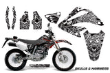 Dirt Bike Graphics Kit Decal Sticker Wrap For Honda XR250SM 2003-2005 HISH WHITE
