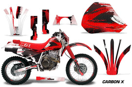 Graphics Kit Decal Sticker Wrap + # Plates For Honda XR 600R 1991-2000 CARBONX RED-atv motorcycle utv parts accessories gear helmets jackets gloves pantsAll Terrain Depot