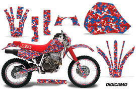 Graphics Kit Decal Sticker Wrap + # Plates For Honda XR 600R 1991-2000 DIGICAMO USA-atv motorcycle utv parts accessories gear helmets jackets gloves pantsAll Terrain Depot