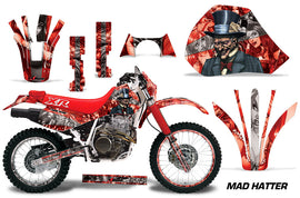 Graphics Kit Decal Sticker Wrap + # Plates For Honda XR 600R 1991-2000 HATTER SILVER RED-atv motorcycle utv parts accessories gear helmets jackets gloves pantsAll Terrain Depot