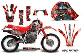 Graphics Kit Decal Sticker Wrap + # Plates For Honda XR 600R 1991-2000 HATTER SILVER RED