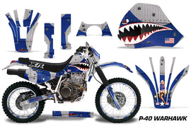 Graphics Kit Decal Sticker Wrap + # Plates For Honda XR 600R 1991-2000 WARHAWK BLUE-atv motorcycle utv parts accessories gear helmets jackets gloves pantsAll Terrain Depot