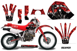 Dirt Bike Graphics Kit Decal Sticker Wrap For Honda XR 600R 1991-2000 REAPER RED-atv motorcycle utv parts accessories gear helmets jackets gloves pantsAll Terrain Depot