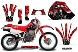 Dirt Bike Graphics Kit Decal Sticker Wrap For Honda XR 600R 1991-2000 REAPER RED