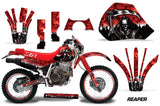 Graphics Kit Decal Sticker Wrap + # Plates For Honda XR 600R 1991-2000 REAPER RED
