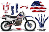 Dirt Bike Graphics Kit Decal Sticker Wrap For Honda XR 600R 1991-2000 USA FLAG